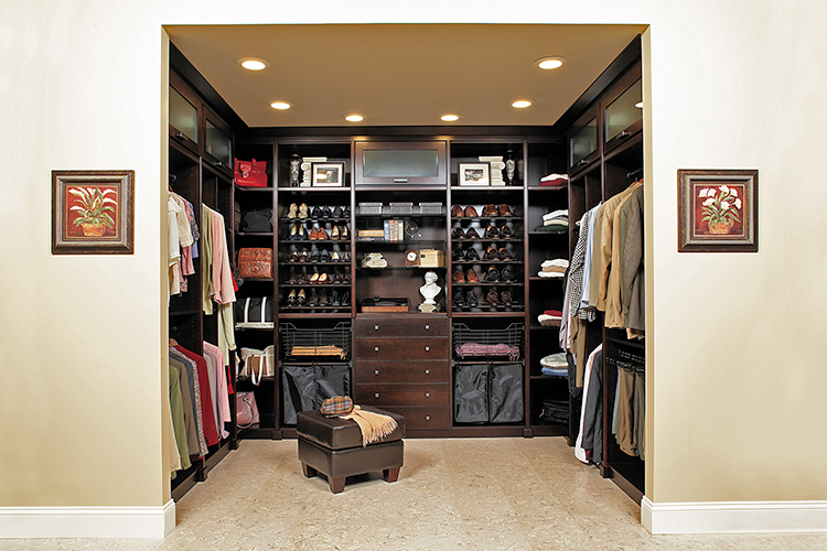 Master suite closet